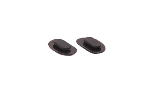 15mm D Shape (Black) System 3 Silicone Nose Pads 
