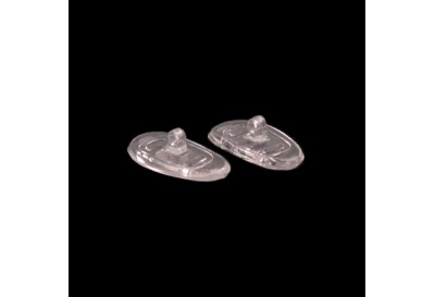 15mm D Shape Screw In Nose Pads 