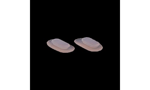 15mm D Shape (Cloudy) System 3 Silicone Nose Pads 
