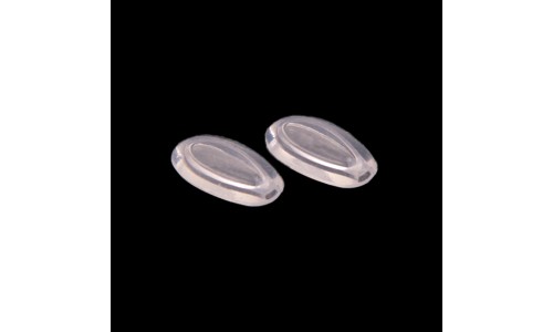12mm x 7mm Oval Post Mount silicone nose pads 