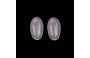 13mm Oval Post Mount Nose Pads - Front View 
