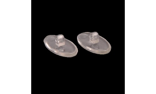 13mm Oval Screw In Silicone Nose Pads  