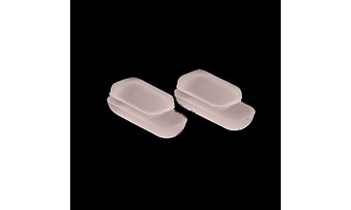 11mm x 5mm Rectangle System 3 silicone nose pads 1 