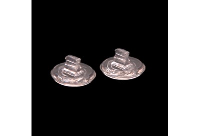 9mm Round Push in silicone nose pads 1 