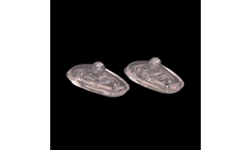 13mm Tear Shaped Screw In Silicone Nose Pads  