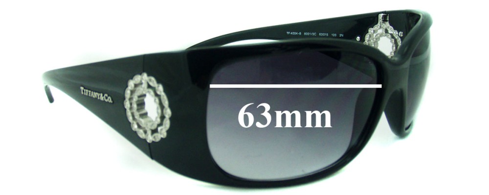 Sunglass Fix Replacement Lenses for Tiffany & Co TF 4004-B - 63mm Wide