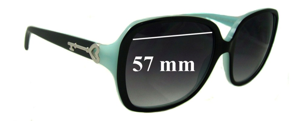 Sunglass Fix Replacement Lenses for Tiffany & Co TF 4056 - 57mm Wide