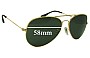 Sunglass Fix Replacement Lenses for Ray Ban B&L RB3025L - 58mm Wide 