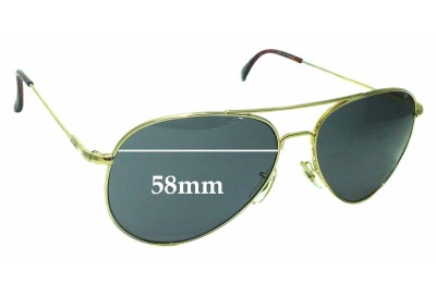 American Optical General Replacement Lenses 58mm wide 