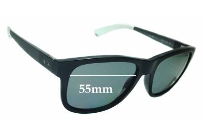 Armani Exchange AX 4054S Replacement Lenses 55mm wide 