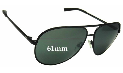 Sunglass Fix Replacement Lenses for Armani Exchange AX 2002 - 61mm Wide 