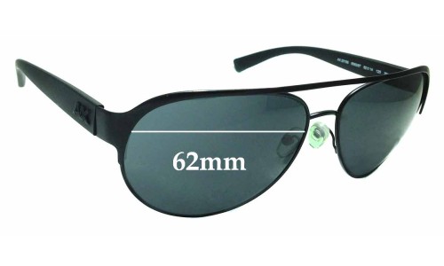 Sunglass Fix Replacement Lenses for Armani Exchange AX 2015/S - 62mm Wide 