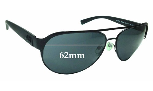 Sunglass Fix Ersatzgläser für Armani Exchange AX 2015/S - 62mm Wide 