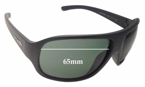 Sunglass Fix Replacement Lenses for Arnette Alter Ego AN4125 - 65mm Wide 