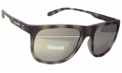 Sunglass Fix Verres de Remplacement pour Arnette Crooked Grind AN4235 - 56mm Wide 