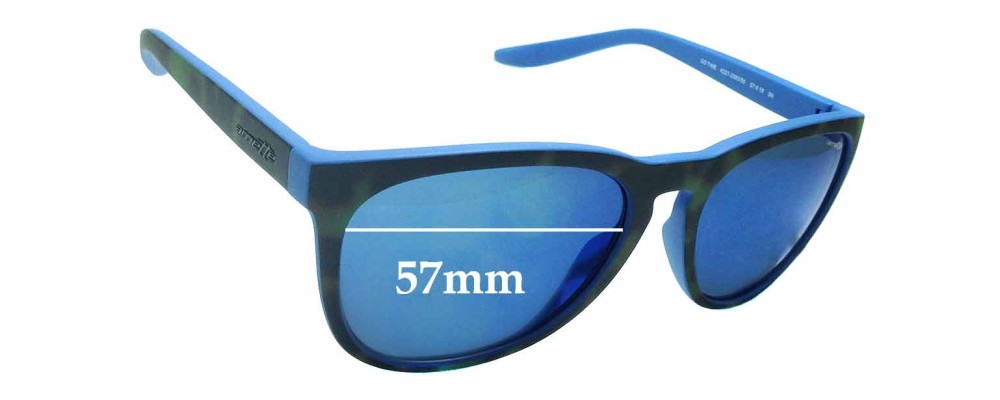 Sunglass Fix Replacement Lenses for Arnette Go Time 4227 - 57mm Wide