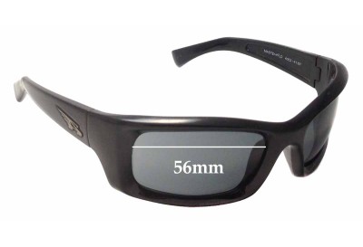 Arnette Mastermind AN4052 Replacement Sunglass Lenses - 56mm wide 