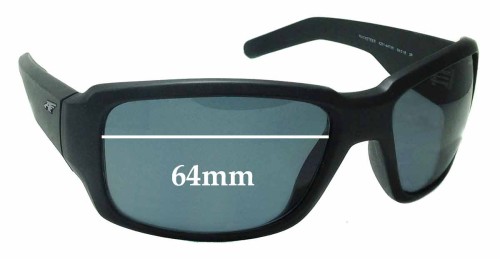 Verres De Remplacement Fuse Lenses Pour Arnette Racketeer AN4201 (64mm) - Protection UV