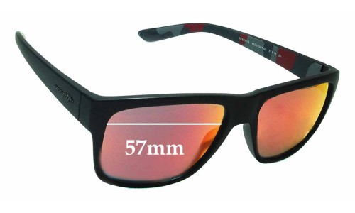 Sunglass Fix Replacement Lenses for Arnette Reserve AN4226 - 57mm Wide 