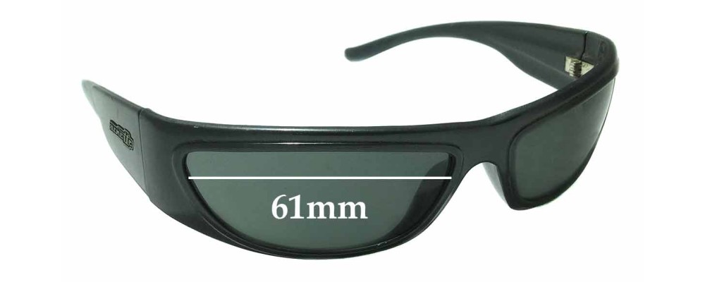 Arnette Signature Replacement Sunglass Lenses - 61mm wide x 31mm tall
