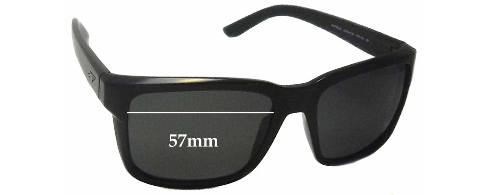 Sunglass Fix Replacement Lenses for Arnette Swindle AN4218 - 57mm Wide