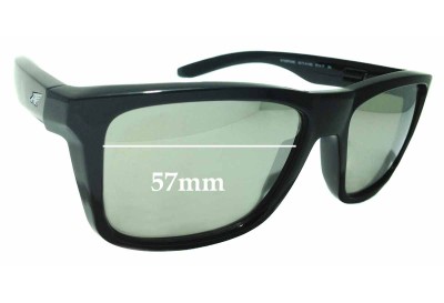 Sunglass Fix Replacement Lenses for Arnette Syndrome AN4217 - 57mm wide 