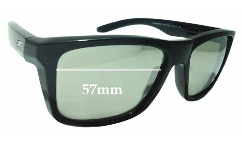 Arnette Syndrome AN4217 Replacement Lenses 57mm wide 