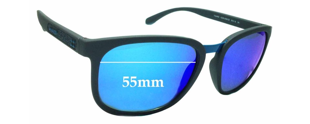 Sunglass Fix Replacement Lenses for Arnette Tigard AN4238 - 55mm wide