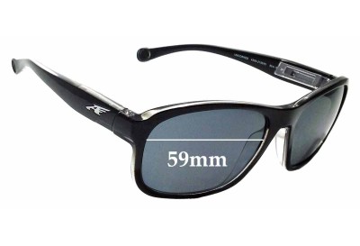 Sunglass Fix Replacement Lenses for Arnette Uncorked AN4209 - 59mm wide 
