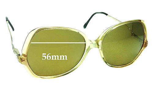 Sunglass Fix Replacement Lenses for BerDel Erica - 56mm Wide 