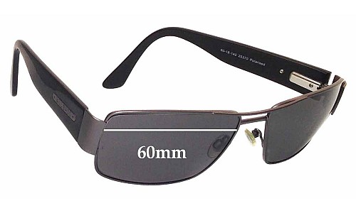 Sunglass Fix Replacement Lenses for Bill Bass Baxter - 60mm Wide 
