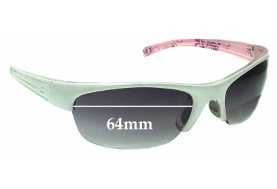 Sunglass Fix Replacement Lenses for Bolle Aero - 64mm Wide 