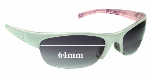 Verres De Rechange Pour Lunettes De Soleil Bolle Kicker - Largeur 69mm, Protection UV 100%