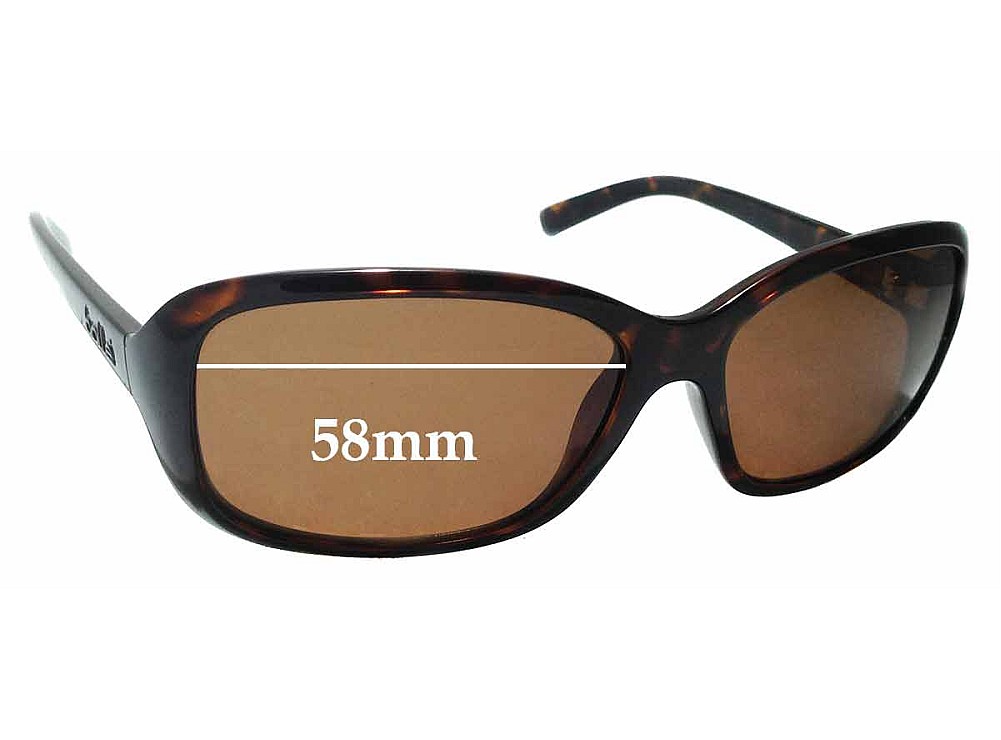 Sunglass Fix Lentes de Repuesto para Bolle Molly - 58mm Wide Sunglass Fix Lentes de Repuesto para Bolle Molly - 58mm Wide