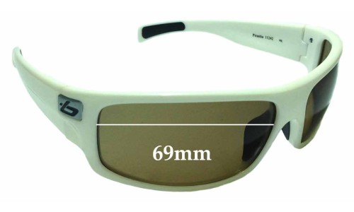 Sunglass Fix Replacement Lenses for Bolle Piranha - 69mm Wide 
