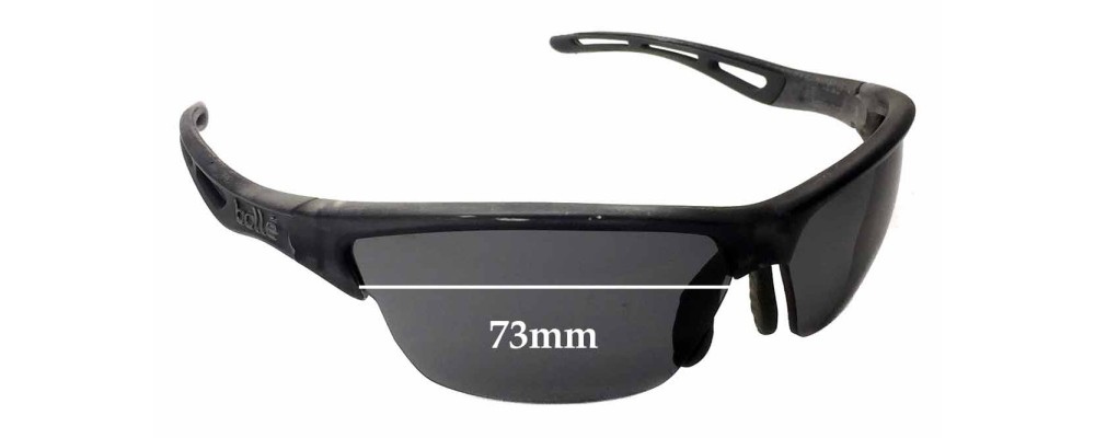 Sunglass Fix Replacement Lenses for Bolle Tempest - 73mm Wide