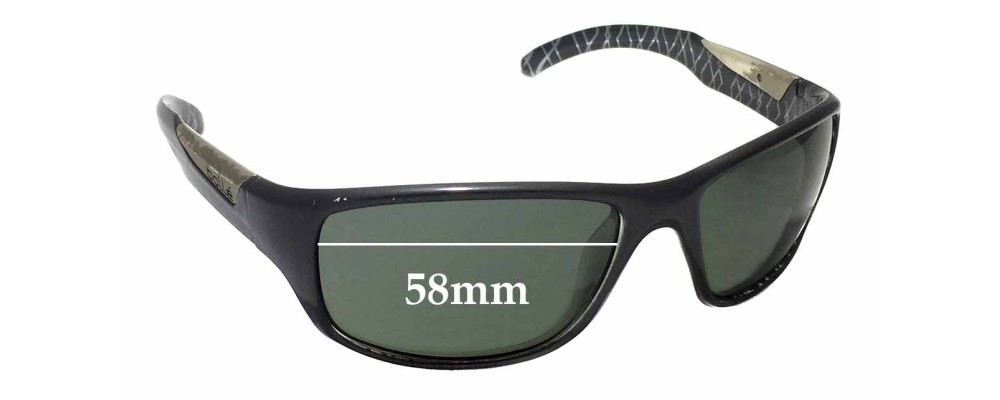 Sunglass Fix Replacement Lenses for Bolle Vibe - 58mm Wide