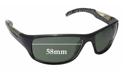 Sunglass Fix Replacement Lenses for Bolle Vibe - 58mm Wide 