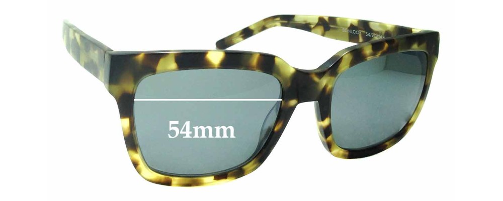 Sunglass Fix Replacement Lenses for Bonlook Upbeat - 54mm wide