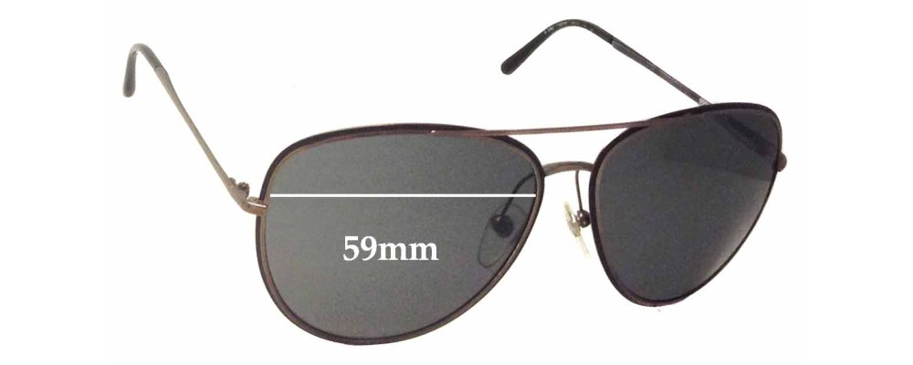 Sunglass Fix Replacement Lenses for Burberry B 3062 - 59mm Wide
