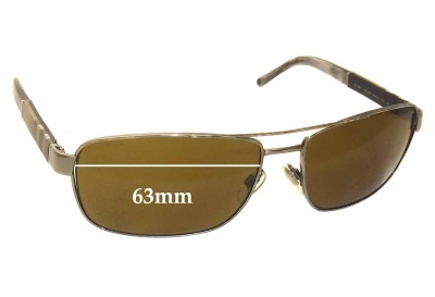 Burberry B 3081 Replacement Lenses 63mm wide 