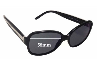 Burberry B 4108 Replacement Sunglass Lenses - 58mm Wide 