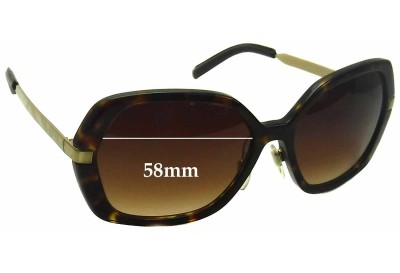 Burberry B 4153-Q Replacement Sunglass Lenses - 58mm Wide 