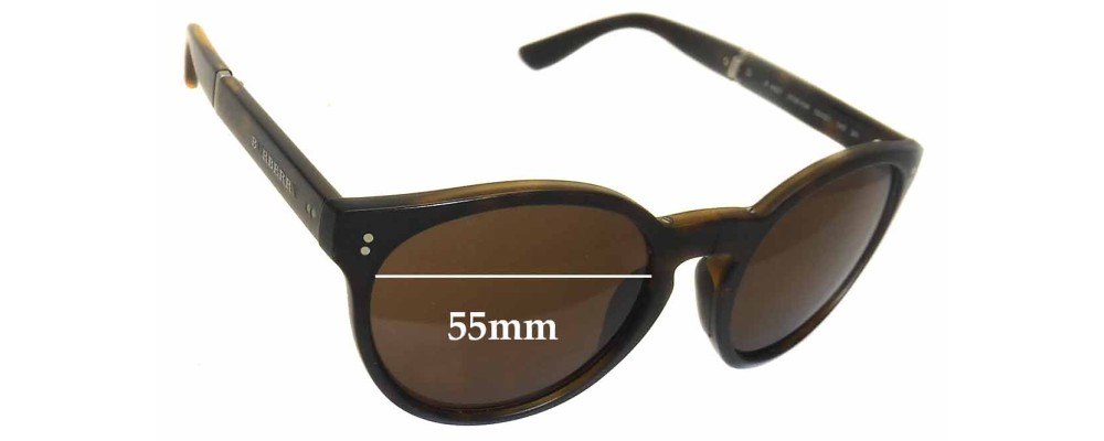 Sunglass Fix Replacement Lenses for Burberry B 4221 - 55mm Wide