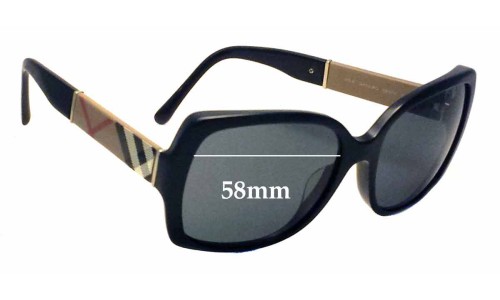 Sunglass Fix Replacement Lenses for Burberry B 4160 - 58mm Wide 