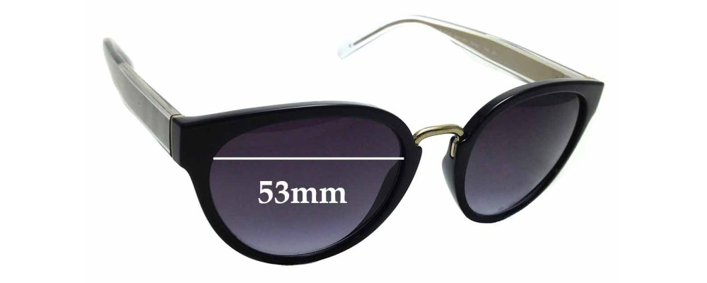Sunglass Fix Replacement Lenses for Burberry B 4249 - 53mm Wide