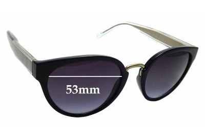 Burberry B 4249 Replacement Lenses 53mm wide 