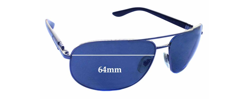 Sunglass Fix Replacement Lenses for Bvlgari 5028 - 64mm Wide