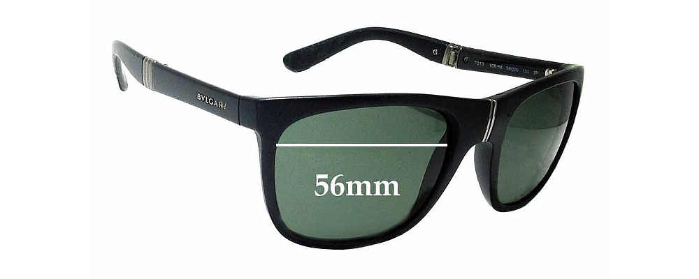 Sunglass Fix Replacement Lenses for Bvlgari 7013 - 56mm Wide
