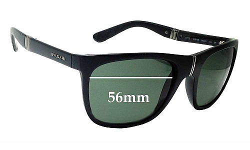 Sunglass Fix Replacement Lenses for Bvlgari 7013 - 56mm Wide 